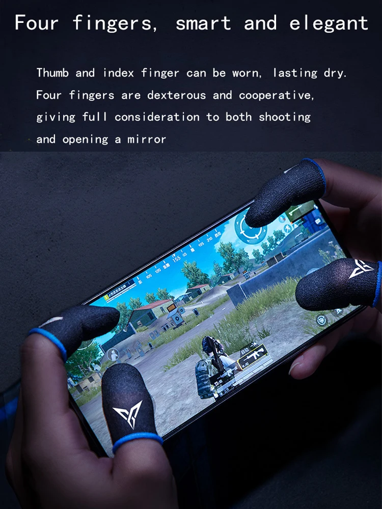 1 пара Flydigi Beehive 2-го поколения Sweatproof перчатки мобильный игровой контроллер телефон игровой PUBG сенсорный экран палец крышка