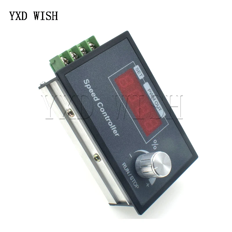 Digital Display 0~ Adjustable DC 6-60V 30A DC Motor Speed Controller PWM 12V 24V 48V Adjustable Frequency dc motor speed controller,motor speed controller,electric motor speed controller,stepper motor controller