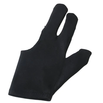 

Professional Billiards Left Hand Three Fingers open Fingertip Glove