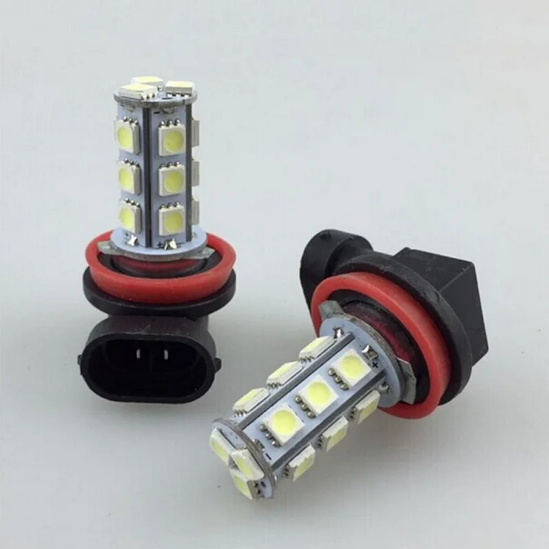 Светодиодный светильник 3 Вт DC12V белый 9005 9006 18SMD 5050 светодиодный лампы светодиодный светильник светодиодный потолочный светильник 3 Вт светодиодный Противотуманные фары дальнего света, комплект из 2 предметов