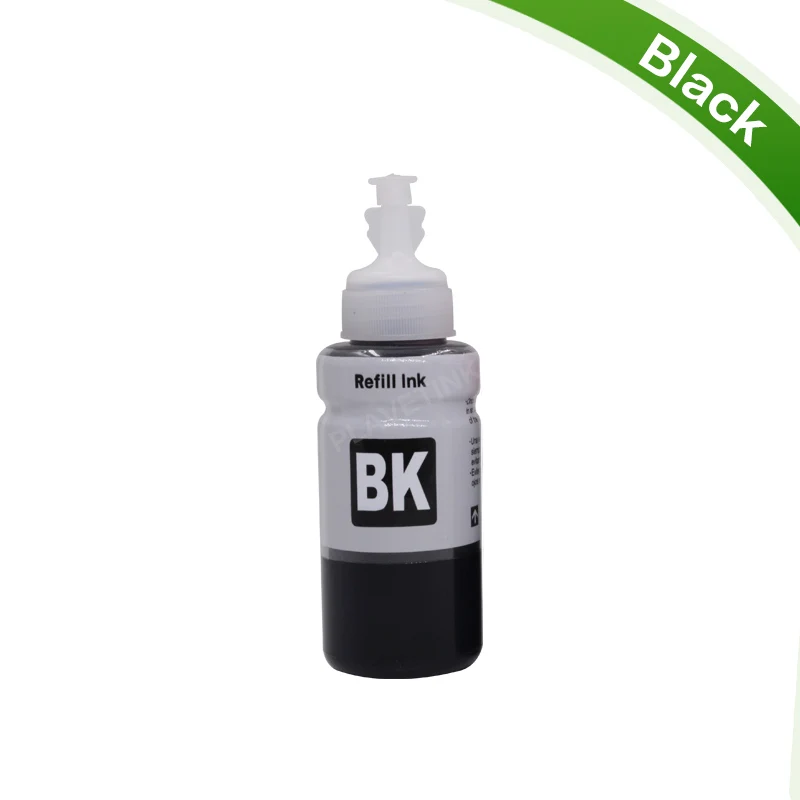 Plavetink 70 мл бутылка чернил принтера для T6641 T6642 T6643 T6644 картриджи для Epson L360 L362 L366 L455 L550 L555 L566 принтер - Цвет: 1BK