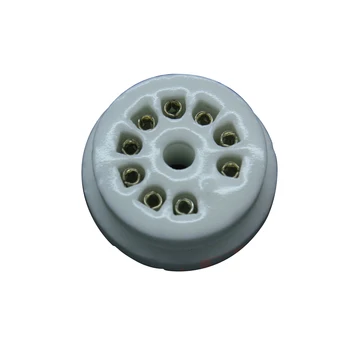 

PCB Mount 9pin B9A Ceramic Tube Socket Valve Base For 12AX7 5670 EL84 12AT7 6922 ECC83 ECC82 12AU7 Vintage Audio DIY
