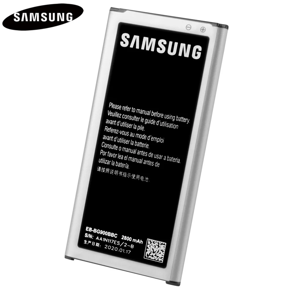 Оригинальная Аккумуляторная батарея для мобильного телефона Φ Samsung GALAXY S5 9006V 9008W