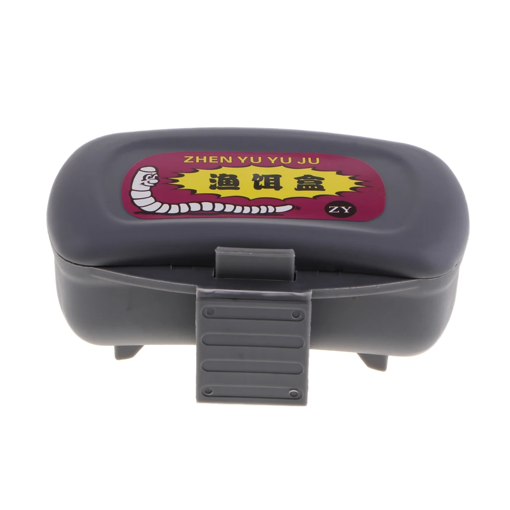 Fishing Tackle Accessories Box Case Fishing Live Bait Worm Earthworm Storage