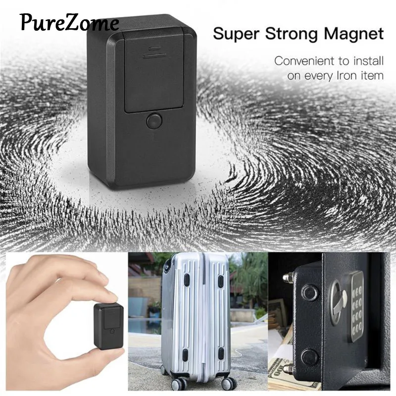 

GF-19 Mini Portable GPS Car Vehicle Magnetic Tracer Free Installation GPS Tracking Locator Personal Tracking Object Anti Lost De