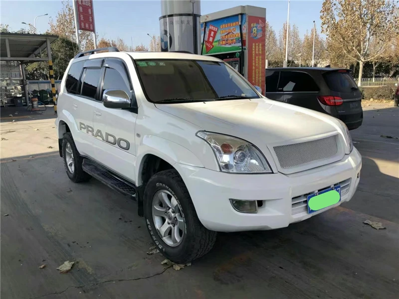 Использование для toyota land cruiser prado гоночные грили 2003-2009 год FRP Refitt Передняя Центральная гоночная решетка крышка аксессуары