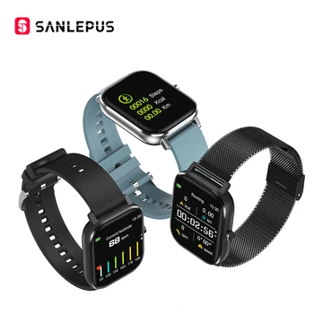 

2020 SANLEPUS ECG Smart Watch Bluetooth Call IP67 Waterproof Smartwatch Men Women Heart Rate Monitor For Android GTS Apple Phone