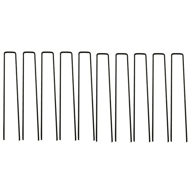 

10 Pcs U-Type Turf Staples for Artificial Grass, for Lawn Sod Weed Landscape Grass Fabric Netting