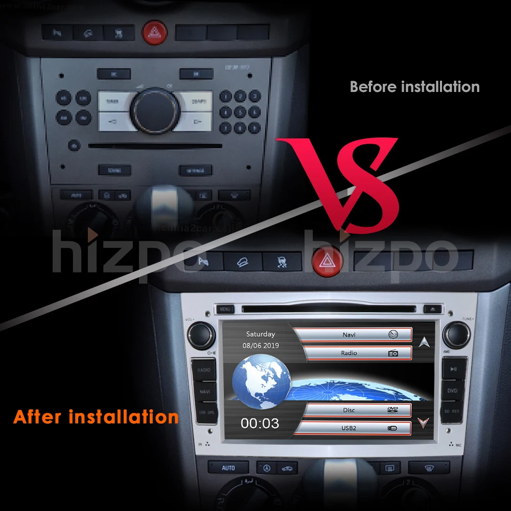 Perfect 2 DIN Car DVD GPS Radio stereo Nav For Vauxhall Opel Astra H G J Vectra Antara Zafira Corsa dvd SWC RDS DTV TPMS MirrorLink DAB+ 5