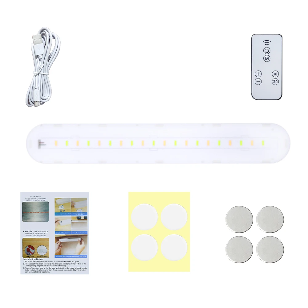 Led Light Table Lamp USB Desk Lamp Study Reading Light Magnetic Bedroom Bedside Remote Control Night Light