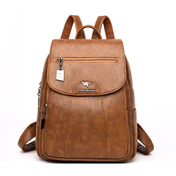 

women's backpacks Genuine Leather students school bags teenagers girls small backpacks women travel bag mochila bolsas femininas