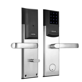 

Smart Security Door Lock Three Unlocking Ways 384 M1 RF Cards 10 Groups Passwords Emergency Mechanical Keys Combination Locks