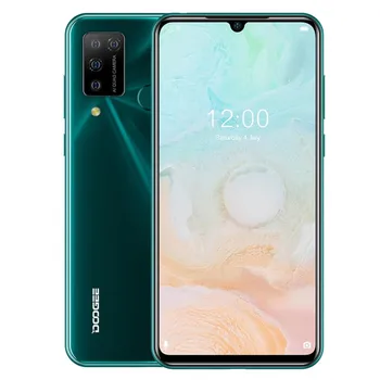 Перейти на Алиэкспресс и купить Мобильный телефон DOOGEE N20 Pro, глобальная версия, 6 ГБ ОЗУ 128 Гб ПЗУ, Восьмиядерный процессор Helio P60, экран 6,3 дюйма FHD +, Android 10, ОС 4G LTE