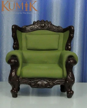 

1:6 KUMIK single plastic chair sofa model toys accessory armchair for collection gift furniture model toys