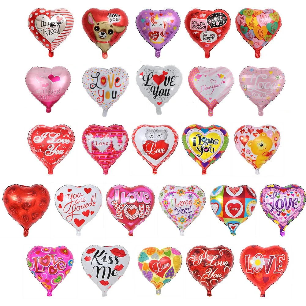 Valentines Day I Love You Balloons Party Ware Decoration Novelty Gift Helium 