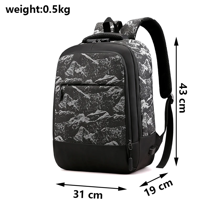 Мужской рюкзак для путешествий, многофункциональный мужской рюкзак Mochila, сумки с usb зарядным портом, рюкзак 15,6 дюймов для ноутбука, школьная сумка для ноутбука