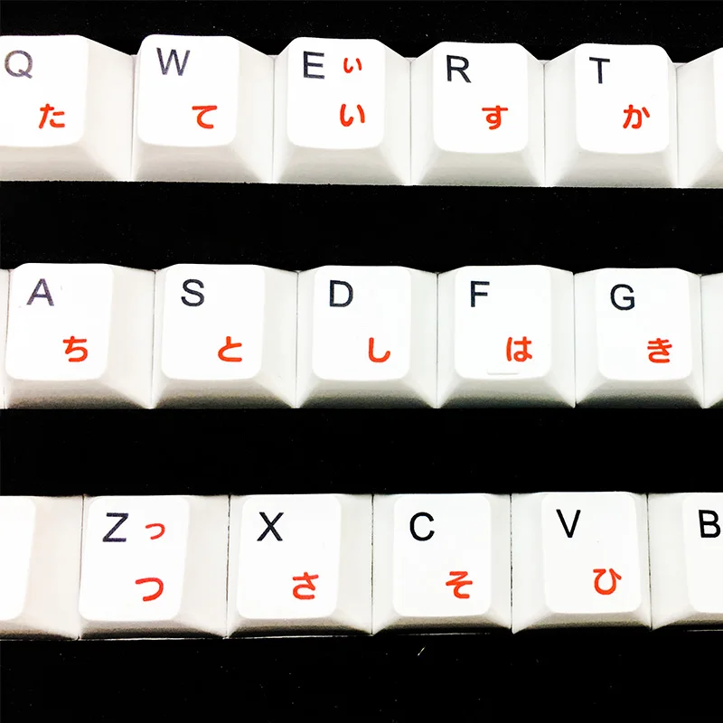 PBT Sublimation Japan Japanese Backlit Keycaps 108keys Cherry Mx Switches Key Caps for Mechanical Keyboard