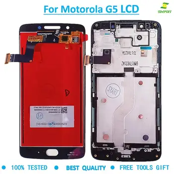 

For Motorola Moto G5 lcd Display Mobile phone Touch panel Screen frame Black Digitizer Assembly 5.0 inch for Moto G5 lcd+kits