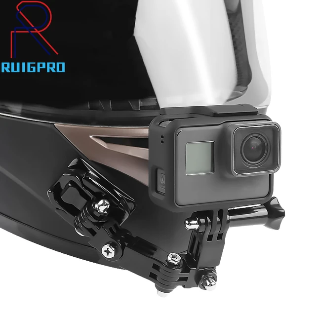 Support de menton pour casque de moto pour GoPro Hero11 10 9 8 7 6 5 4  3Xiaomi Yi, caméra de sport, support complet du visage, accessoire