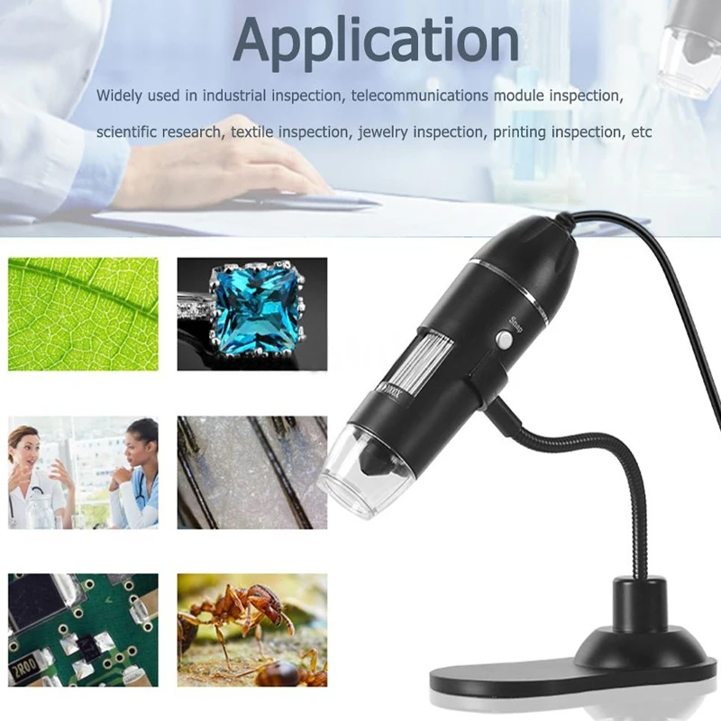

Practical Durable Inspection Camera 0.3 mp Mobile Phones Computers Monitoring Digital Microscope Portable 1000X Real-Time Video