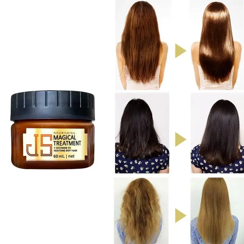 Magical Hair Treatment Mask 5 Seconds Repairs Damage Restore Soft