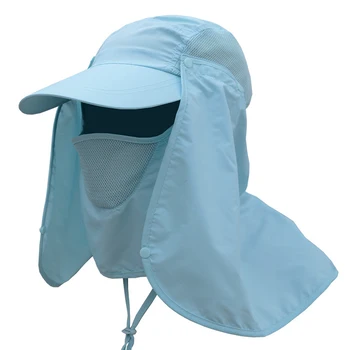 

Hot Selling 360 Degree UV Protection Ear Flap Neck Cover Sun Hat Cap for Outdoor Fishing Hunting Hiking