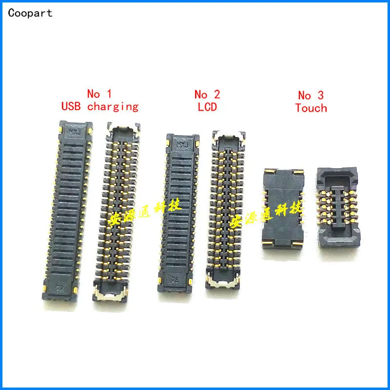 Новый ЖК-дисплей Coopart 2 шт./лот зарядка через USB сенсорный экран дигитайзер разъем