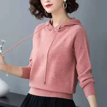

Spring and summer long-sleeved t-shirt women's loose Korean version of the workplace long-sleeved shirt temperament