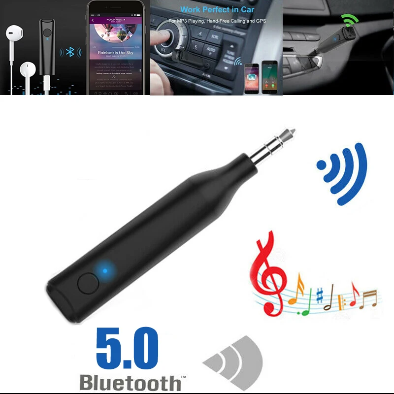 BT5.0 автомобильный bluetooth-приемник автомобильный bluetooth-адаптер AUX мини bluetooth-приемник для громкой связи