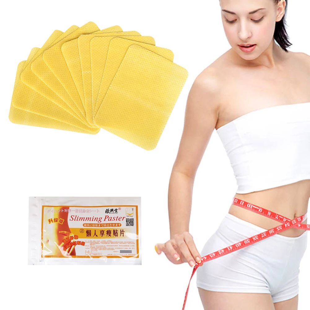 

10Pcs Weight Loss Patches Natural Fast Slimming Paster Burn Diet Fat Body Pads