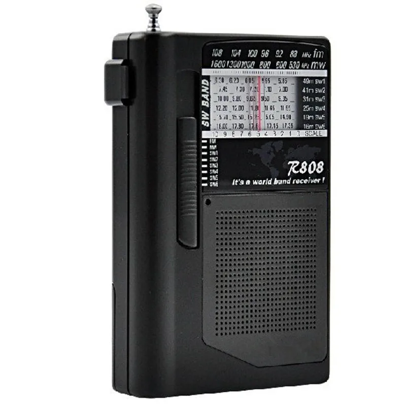 Более чувствительный многодиапазонный FM/SW/MW Радио Портативный Встроенный