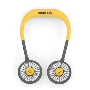 

Hanging Neck USB Charging Lazy Fan Plastic Efficient Endurance Colorful Lights 360 Degree Rotation Refrigeration