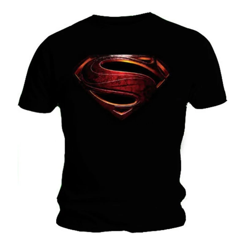 Camiseta Superman de acero película los tamaños|Camisetas| AliExpress