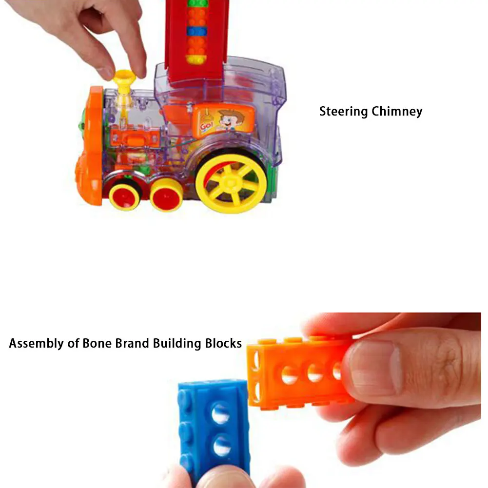 Развивающие игрушки набор игрушек-поезд Электрический поезд модель с светильник звуковые способности развивающий красочный набор игрушек-поезд для детей