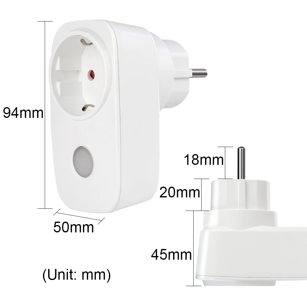 MSLE Universal Smart Home Socket Wireless 433Mhz RF Remote Control Outlet Compatible Broadlink RM4 Pro For Smart Home Automation