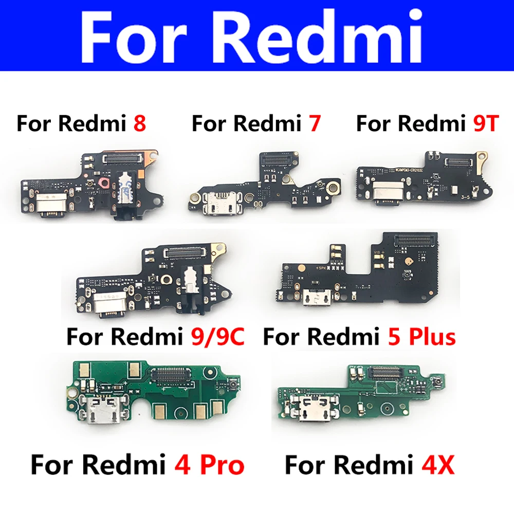 10 шт./лот для Xiaomi Redmi K30 4G 5G 4A 4X 5 5A 6 6A 7 7A 8 8A Micro USB зарядный порт Соединитель с