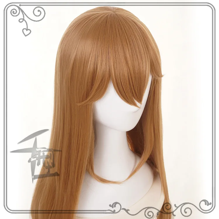 Cells at Work Hataraku Saibou Platelet Long Straight Brown Cosplay Wig + Wig Cap (no cap)