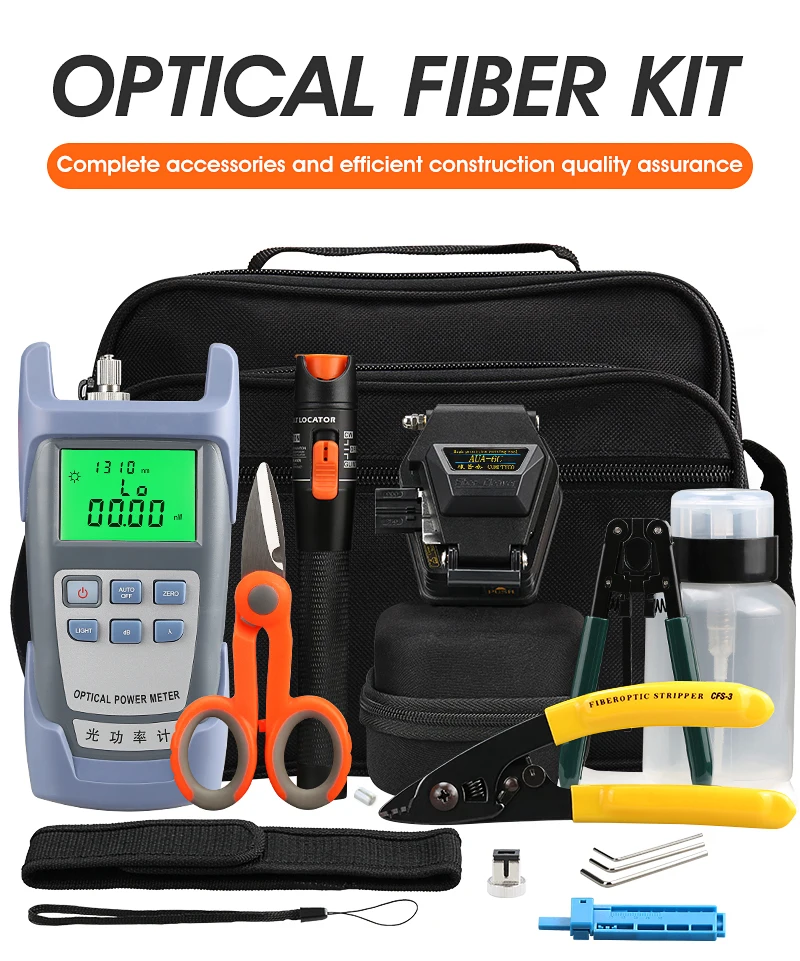 Fiber Optic FTTH Tool Kit 16pcs/set with Optical
