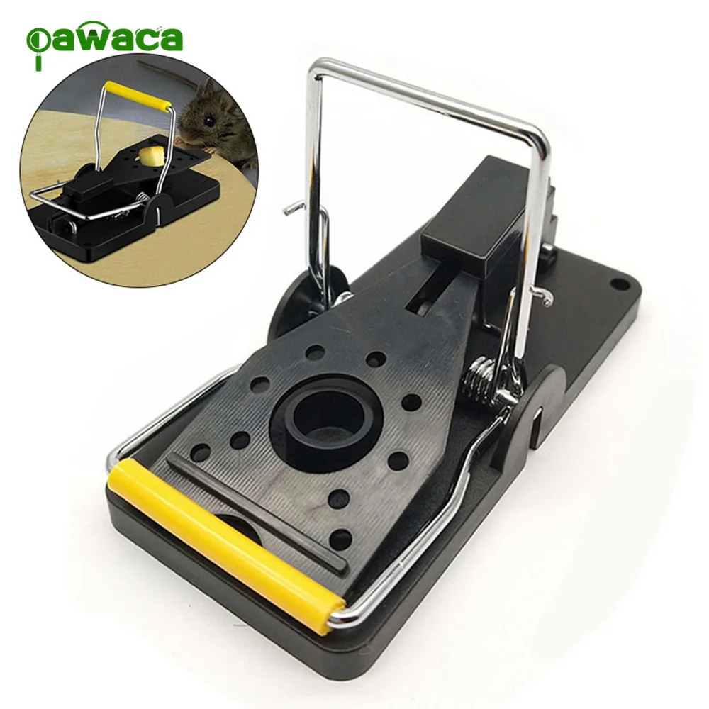

Mouse Trap Reusable Snap Traps for Small Mice Outdoor Indoor Rat Catching Mice Spring Rodent Catcher Pest Control Mousetrap