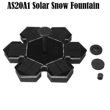 

Solar-power Fountain Brushless Pump Plants Watering Kit with Monocrystalline Panel for Bird Bath Garden Pond Energy-saving