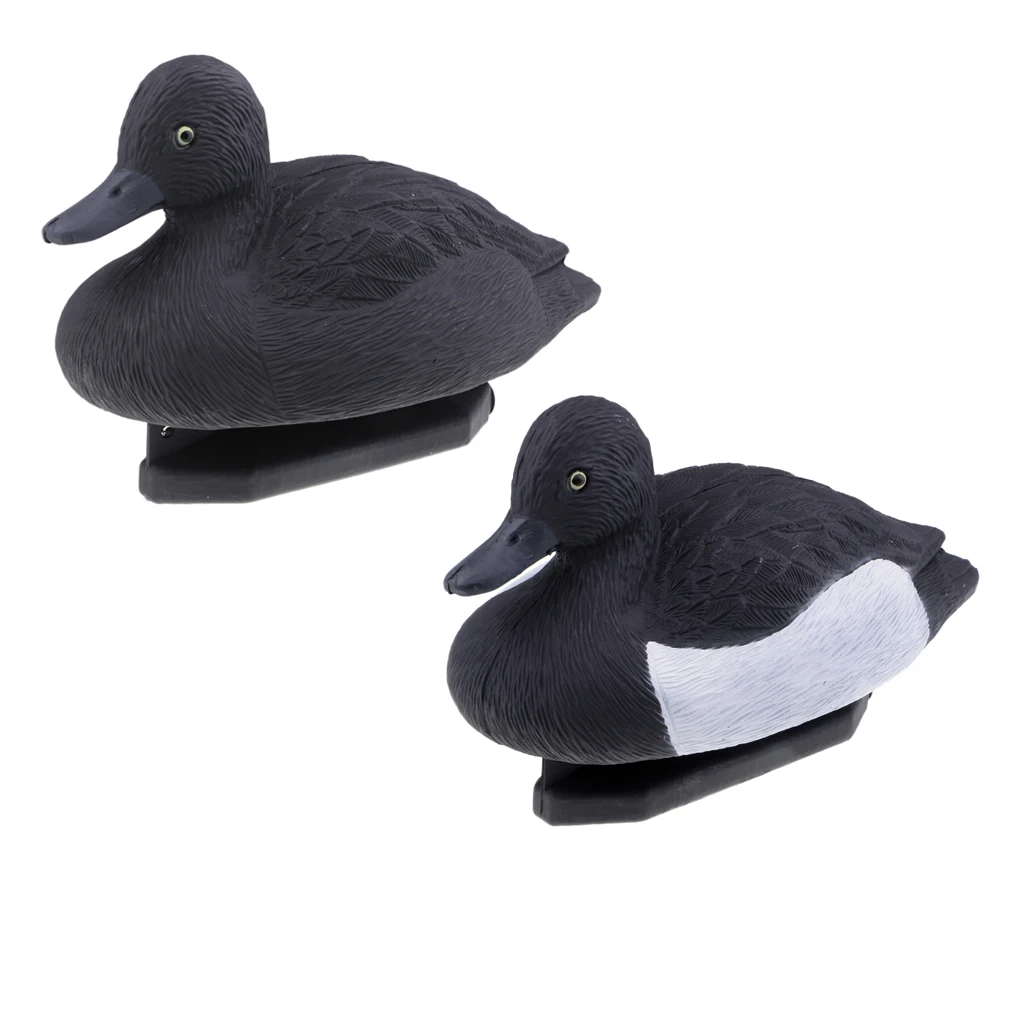 

Black Duck Decoys Hunting Garden Decor Highly Realistic Plastic Field Mallard Decoys Hunting Decoy