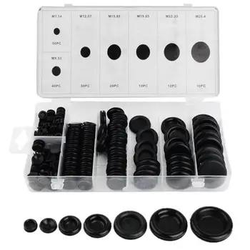

170 PCS Rubber Grommets Kits Electrical Wire Gasket Tool Plug Wire Ring Assortment Set Good sealing effect Gasket For Car