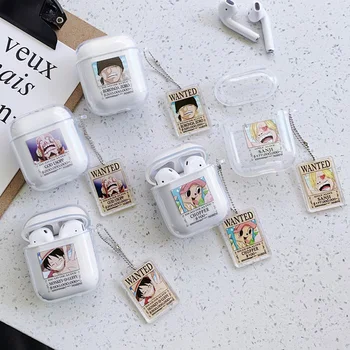 

Japan Anime OP For AirPods 2 1 Apple Case One Piece WANTED Dead or Alive Earphone Cases For AirPods 2 Apple TPU Soft Case Cover