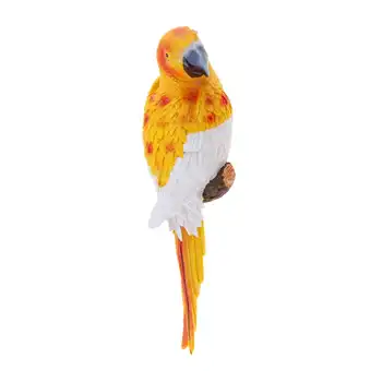 

Artificial Simulation Half-faced Parrot Tree Pendant Opening Decoration Bird Cage Home Decoration