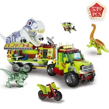 Technical Ideas Expert Jurassic Dinosaur Animal Park World 2 Building Blocks Dinosaur Bricks Toys for Children Kids Holiday Gift