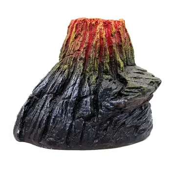 

Simulation Resin Volcano Magma Stone Aquarium Landscape Fish Tank Decoration M0XD