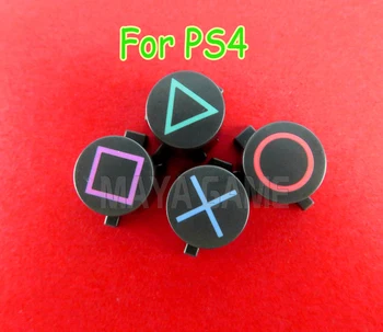 

10sets For Sony Playstation Dualshock 4 DS4 PS4 Gamepad Controller Circle Square Triangle ABXY Buttons 4 Repair Part Replacement