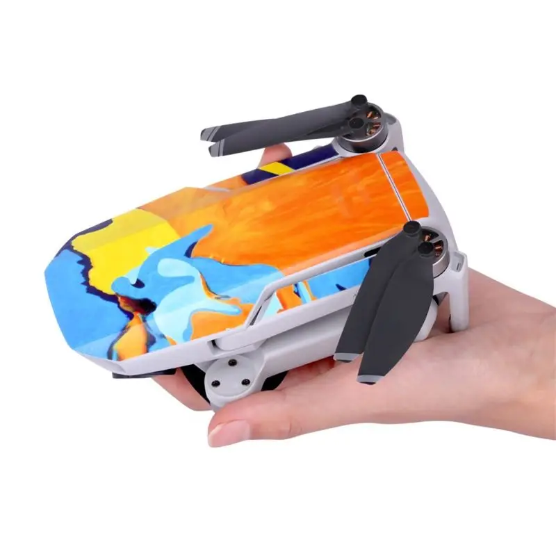 1 комплект красочные ПВХ наклейки водонепроницаемый кожный корпус Arm протектор для пульта дистанционного управления художественные наклейки для DJI Mavic Mini Drone аксессуары