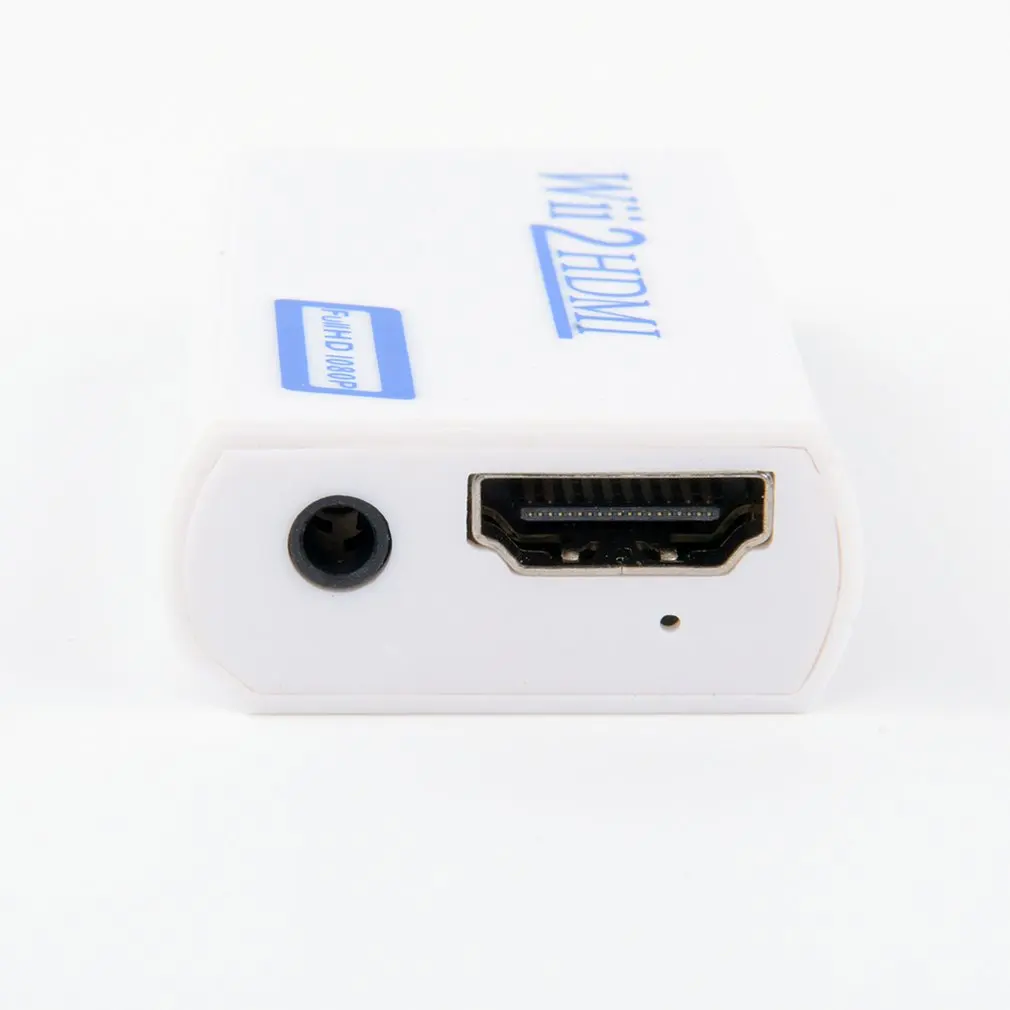 Конвертер адаптер для wii к HDMI видео с высокой чёткостью Upscaling конвертер адаптер Белый+ HDMI кабель 720P 1080P конвертер дропшиппинг