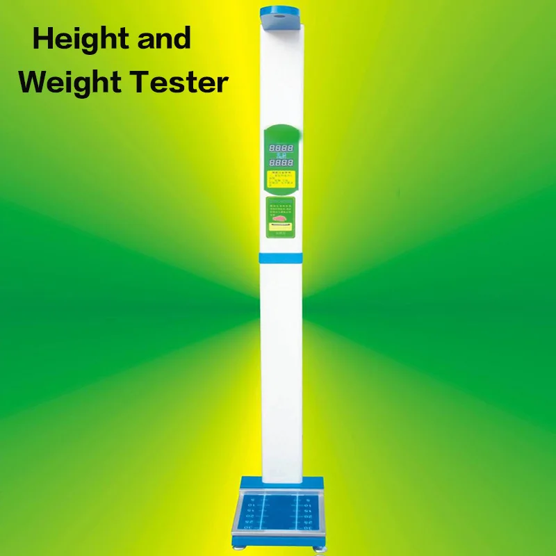 University Physical Fitness Screening All-in-one Height and Weight Tester Ultrasonic Body Scale Weighing | Дом и сад